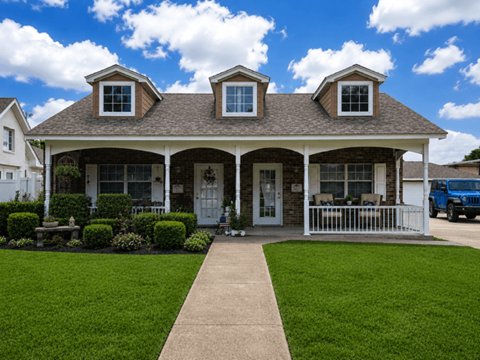 Floor plan for 2 beds, 2 baths, 1000 sqft
